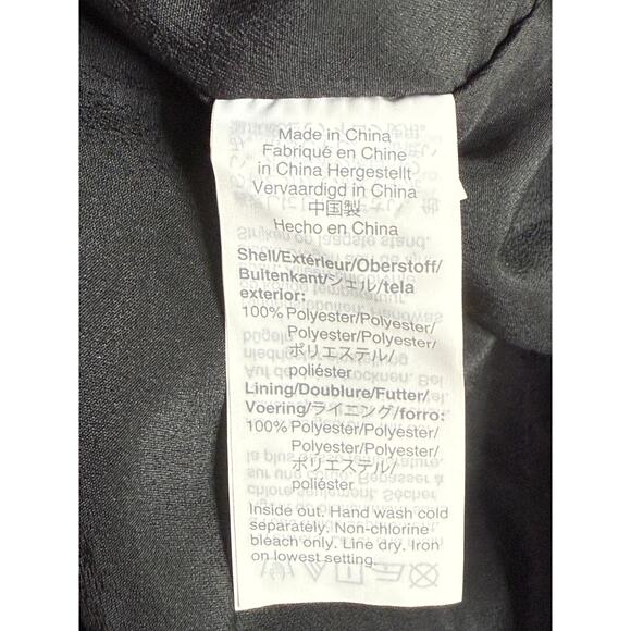 J. Crew Metallic Polka Dot Flowy Short Sleeve Baby Doll Blouse XS Black Gold - Picture 9 of 16